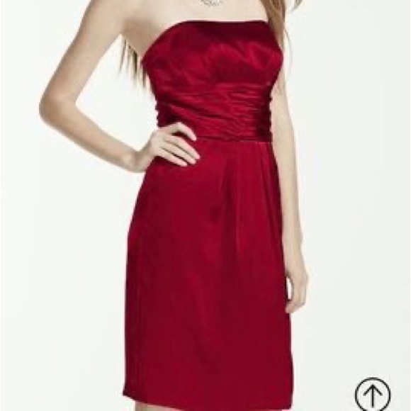 Charmeuse short cocktail/bridesmaid dress - Picture 4 of 4